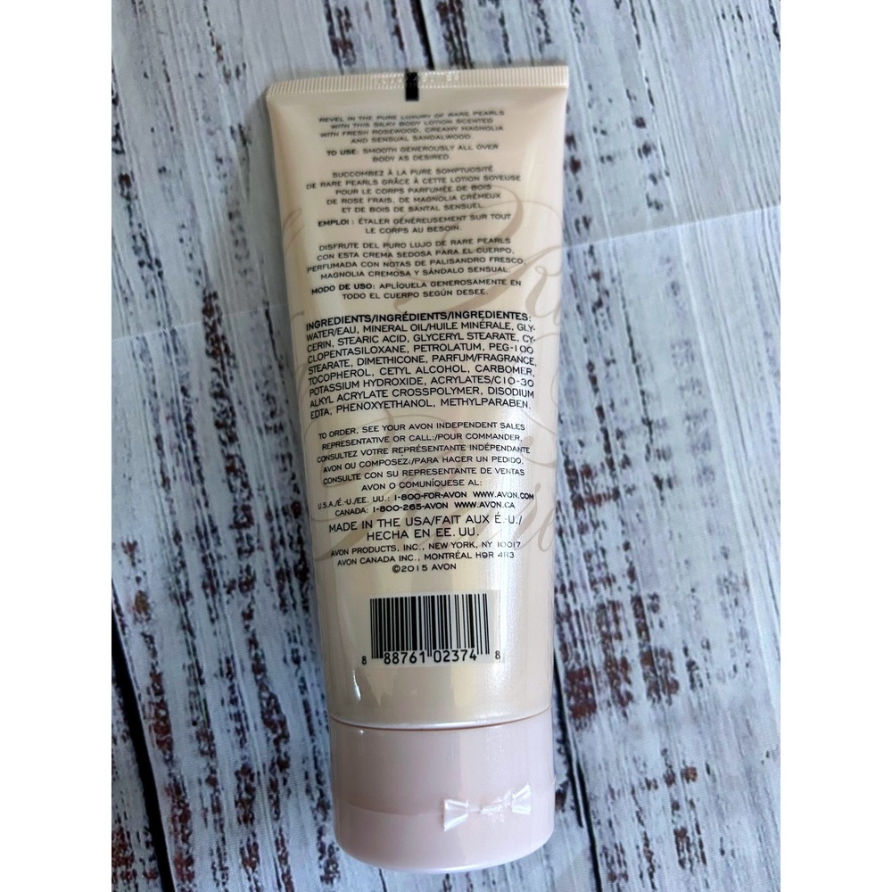 Avon Rare Pearls Body Lotion 200 ML 6.7 FL OZ New Sealed - Picture 2 of 3